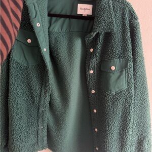 Goodfellow & Co Forest Green Teddy Jacket